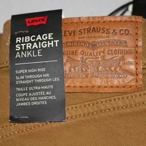 Levi's Premium Ribcage Straight Ankle, Women's - 23x27 - NWT